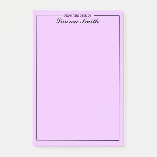 Von der Rezeption des eleganten Minimalistischen L Post-it Klebezettel (Vorderseite)