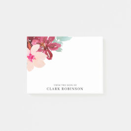 Von der Rezeption des Feminine Watercolor Bouquet Post-it Klebezettel