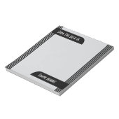 Von der Rezeption des modernen Art Deco Office Notizblock (Rotiert)