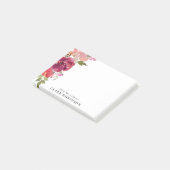 Von der Rezeption des romantischen Bouquets Post-it Klebezettel (angewinkelt)