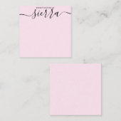 Von der Rezeption einfache Elegante Notecard Mitteilungskarte (Vorne/Hinten)