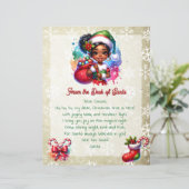 Von der Rezeption Santa für Kinder (Stehend Vorderseite)