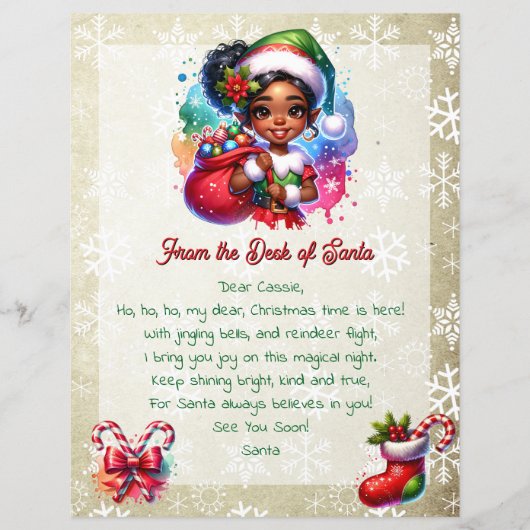 Von der Rezeption Santa für Kinder (Vorderseite)