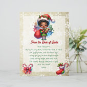 Von der Rezeption Santa für Kinder (Stehend Vorderseite)