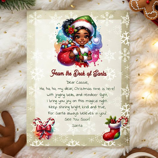 Von der Rezeption Santa für Kinder