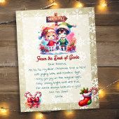 Von der Rezeption Santa für Kinder | Anime Elf