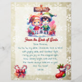 Von der Rezeption Santa für Kinder | Anime Elf (Vorderseite)