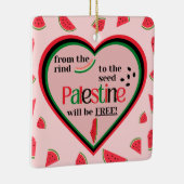 Von der Rind bis zum Saatgut Palästina wird frei s Keramikornament (Rechts)
