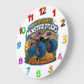 Von der Roar entzückt Große Wanduhr (Winkel)