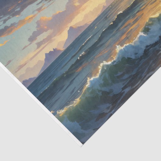 Von der ruhigen Küste - Entdeckungsreise - Seidenpapier (Detail)