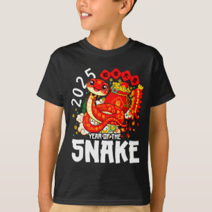 Von der Schlange Chinesisch Rot S T-Shirt
