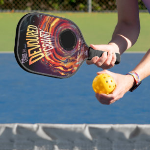 Von der Schwerkraft verschlungen Halloween Loch Sc Pickleball Schläger