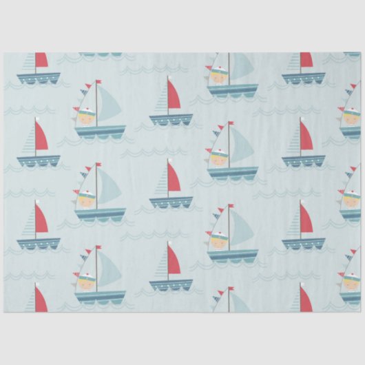 Von der Sea Series Design 4 Seidenpapier (Vorderseite)