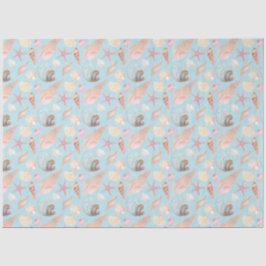 Von der Sea Series Design 9 Seidenpapier