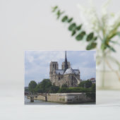 Von der Seine Notre Dame de Paris über Postkarte (Stehend Vorderseite)