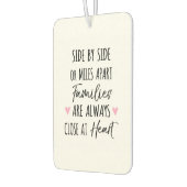 Von der Seite oder Meilen Apart Familien sind im H Autolufterfrischer (Links)