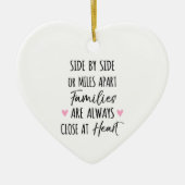 Von der Seite oder Meilen Apart Familien sind im H Keramik Ornament (Vorne)