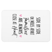 Von der Seite oder Meilen Apart Familien sind im H Magnet (Horizontal)