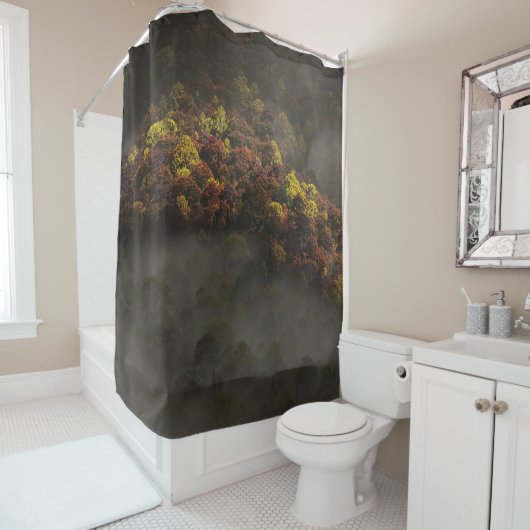 Von der Sonne berührt Duschvorhang (Beispiel)