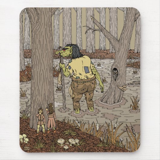 Von der Stinkbottom-Trolle versteckt Mousepad (Vorne)