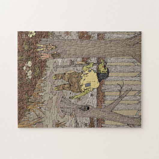 Von der Stinkbottom-Trolle versteckt Puzzle (Horizontal)