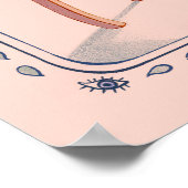 Von der Surreal-hängenden Tapisserie des Fensters  Poster (Ecke)