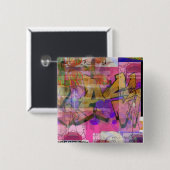 Von der Täuschungsliga "Neo-Graffiti" Button (Vorne & Hinten)