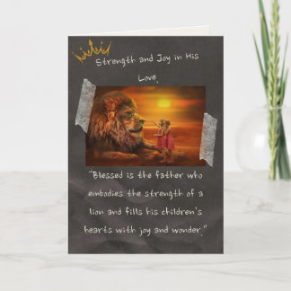 Von der Tochter zum Vater, 5" x 7" Vatertagskarte Karte