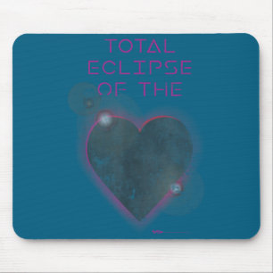 Von der totalen Sonnenfinsternis Herz Astronomie Mousepad