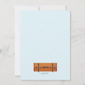 Von der Uni zum Männchen Einladung (Rückseite)