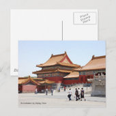Von der verbotenen Stadt - Postkarte (Vorne/Hinten)