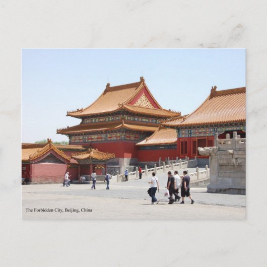 Von der verbotenen Stadt - Postkarte (Vorderseite)