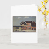 Von der Williamsburg-Brücke - Edward Hopper Karte (Gelbe Blume)