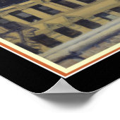 Von der Williamsburg-Brücke von Edward Hopper Poster (Ecke)