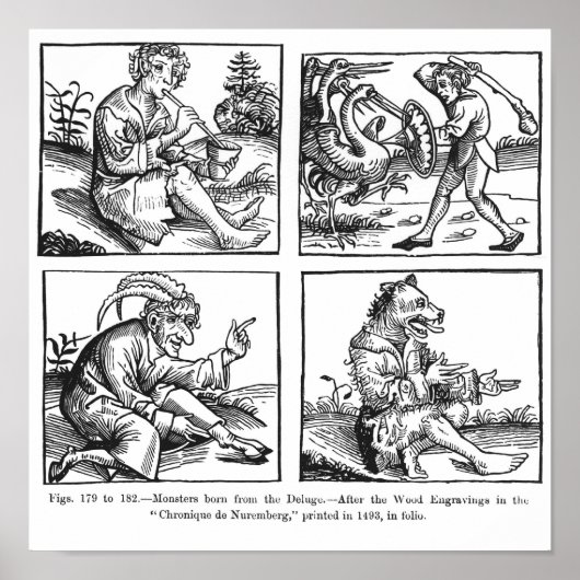 Von der Wüste geborene Monster Poster (Vorne)