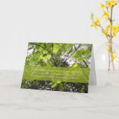 "Von diesem bescheidenen Ahorn"Umweltveränderung Karte (Gelbe Blume)