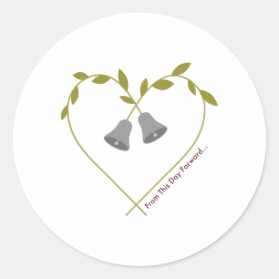 Von diesem Tag an Runder Aufkleber