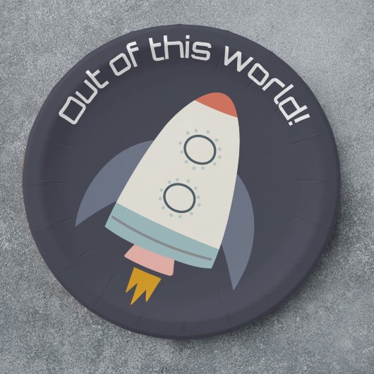 Von diesen World Space Party-Tellern Pappteller