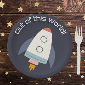 Von diesen World Space Party-Tellern Pappteller