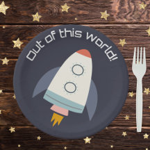 Von diesen World Space Party-Tellern