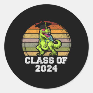 Von Dinosaur Apparel Hallo Sommerlehrer Student Runder Aufkleber