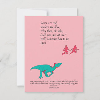 Von Dinosaurier-KI generierte Karte