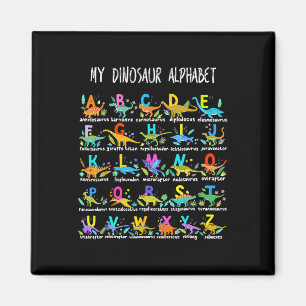 von Dinosauriern Alphabet Abc zurück zur Schule St Magnet