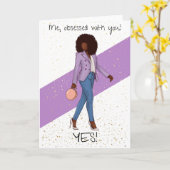 Von dir besessen karte (Gelbe Blume)