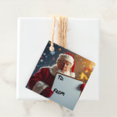 Von Donald Trump zum Weihnachtsmann Geschenkanhänger (Beispiel)