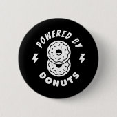 Von Donuts angetrieben Button (Vorderseite)