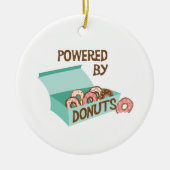 Von Donuts angetrieben Keramik Ornament (Vorne)