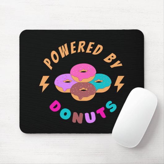 Von Donuts angetrieben Mousepad (Mit Mouse)