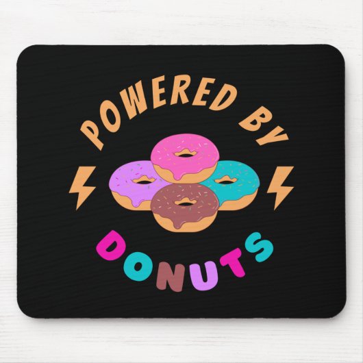 Von Donuts angetrieben Mousepad (Vorne)