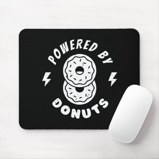 Von Donuts angetrieben Mousepad (Mit Mouse)